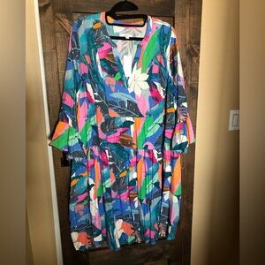 Flowy woven dress by Susan Graver